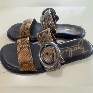 Zodiac Freida Women's Snakeskin Pattern Sandals